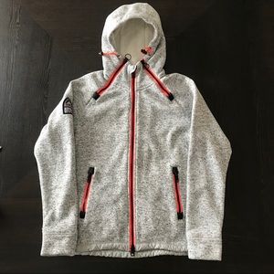 SUPERDRY STORM ZIP UP JACKET WITH HOOD SIZE XL